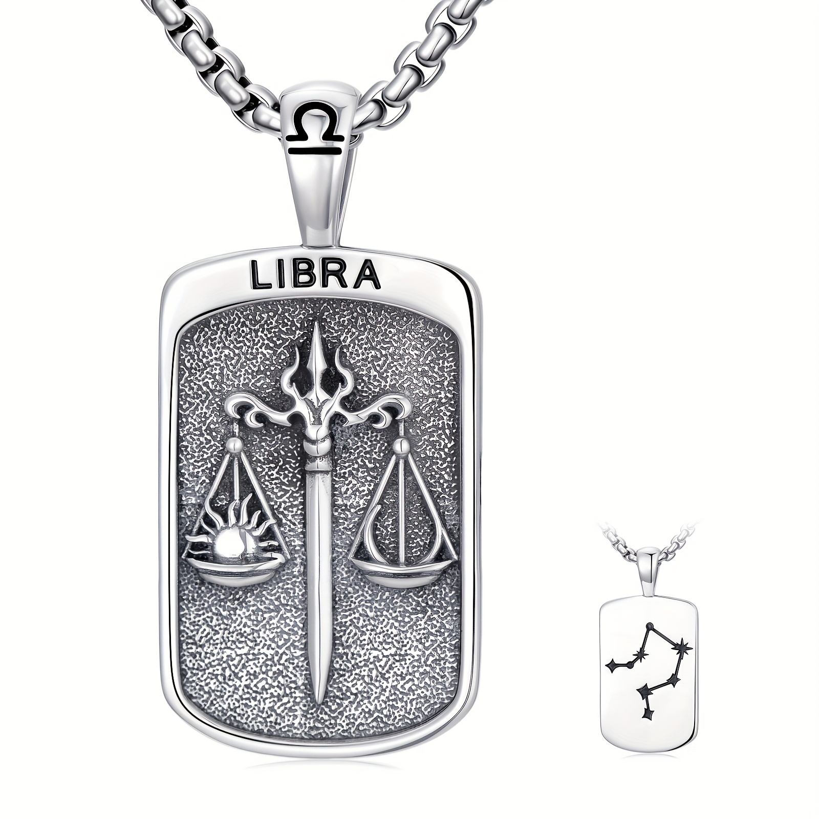Women's 925 Sterling Silver Zodiac Constellation Necklace